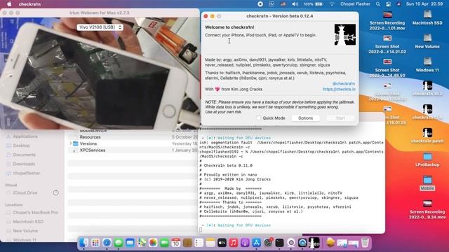 Jailbreak iOS 14.8.1 ON Passcode/Disable & Fix Segmentation Fault 11 Checkrain смотреть онлайн