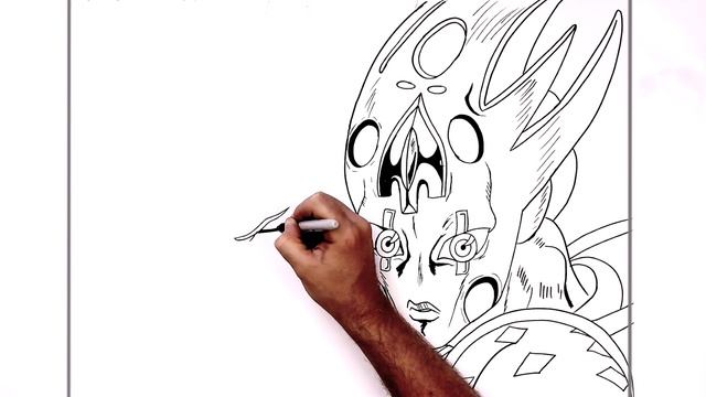 How To Draw Giorno & GER | Step By Step | JoJo's Bizarre Adventure смотреть онлайн