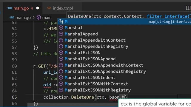 Delete Mongodb - GinGonic Golang Framework 19 смотреть онлайн