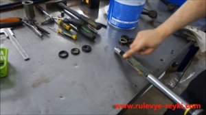 Ремонт рулевой рейки Opel Vectra B,замена сальников