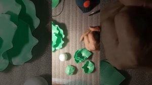 МК обруч капусты из изолона ( фоамирана )