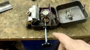 Примус ПТ-1 после переборки. Первый запуск.