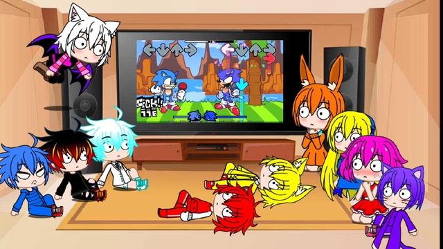 (Lazy&Short) Sonic Characters reacts to FNF Forces(Santiago vs Sonic) смотреть онлайн