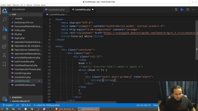 Curso de PHP? y MySql? [23.- Ciclos indeterminados con while y do while] смотреть онлайн