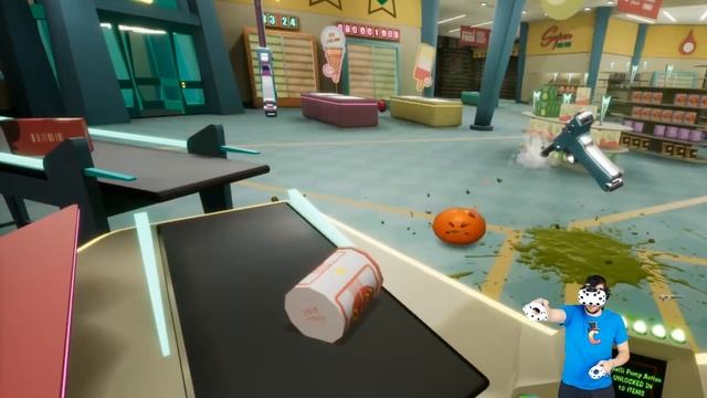Virtual Reality Fruit Blasting! - Shooty Fruity Gameplay - HTC Vive VR смотреть онлайн