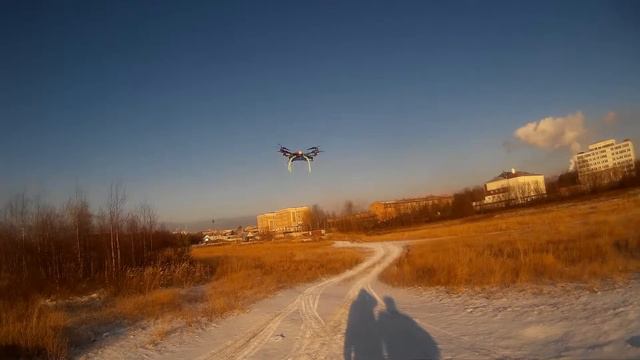 Облёт квадрокоптера смотреть онлайн