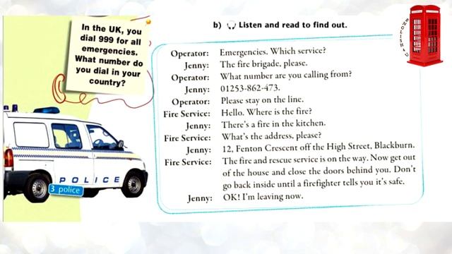 Excel 9 grade Every day English 4d Calling the emergency services. смотреть онлайн
