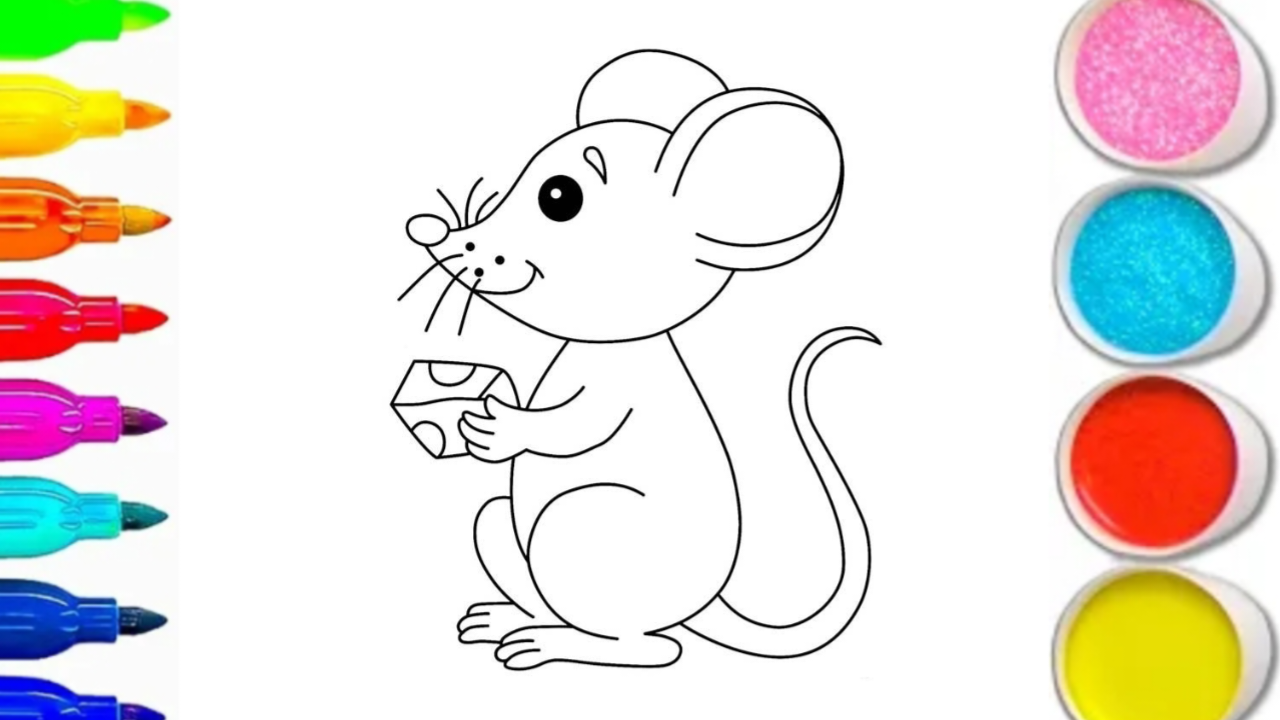 КАК НАРИСОВАТЬ МЫШЬ смотреть онлайн