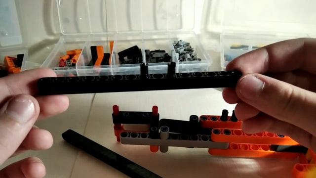 Стреляющий пистолет из Lego Technic + Tutorial