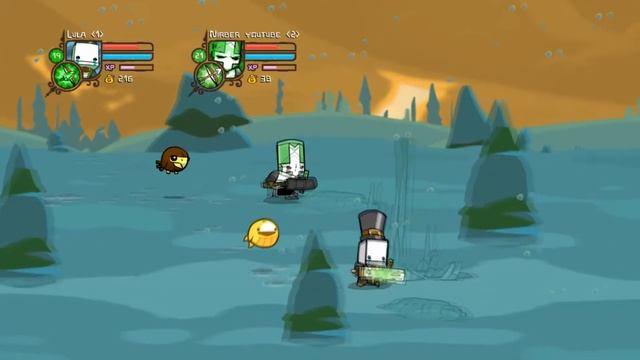 Прохождение Castle Crashers. Три босса!! Нелёгкий путь. смотреть онлайн