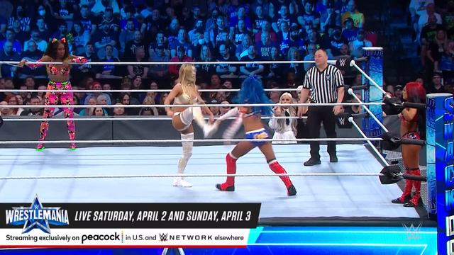 Sasha Banks & Naomi Vs. Carmella & Queen Zelina: SmackDown, April 1, 2022