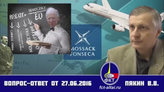 Вопрос-Ответ Пякин В. В. от 27 июня 2016 г. смотреть онлайн