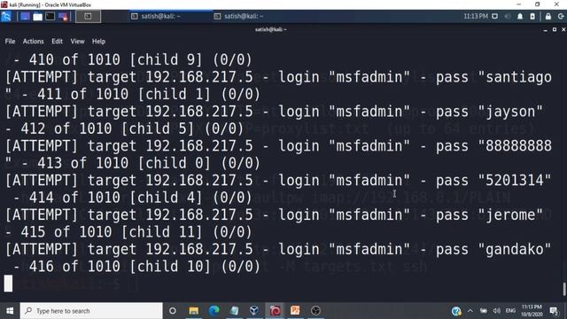 Hydra Password Cracking Tool - Demo using Kali Linux - Cybersecurity - CSE4003 смотреть онлайн