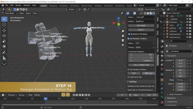 DeepMotion: Roblox Tutorial | R6 Avatar Animation in Blender | AI Motion Capture смотреть онлайн