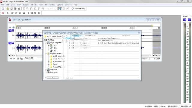 Window layout and docking enhancements: Sound Forge Audio Studio 10 смотреть онлайн