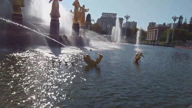 МОСКВА. ВДНХ. ФОНТАН ДРУЖБЫ НАРОДОВ. 23.09.23 (+ 25С). смотреть онлайн