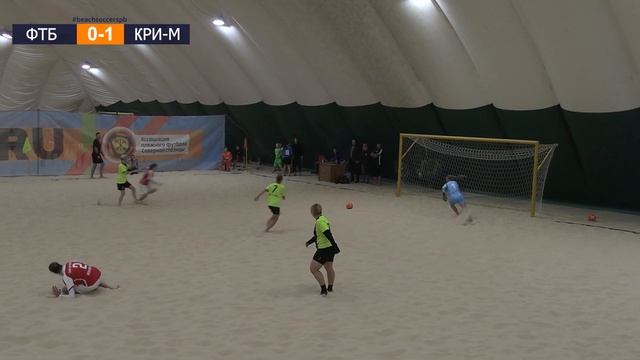 Феникс Титанбанк - Кристалл-м | Чемпионат СПб по пляжному футболу в закрытых помещениях смотреть онлайн