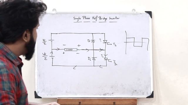 Single Phase Half Bridge Inverters | Introduction, Circuit Diagram, Working, Waveforms | Simplified смотреть онлайн