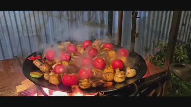 Садж из диска от бороны и беспроигрышный ужин на нём..mp4 смотреть онлайн