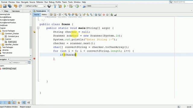 How to check the character is identifier , operator , or digit using java programming смотреть онлайн