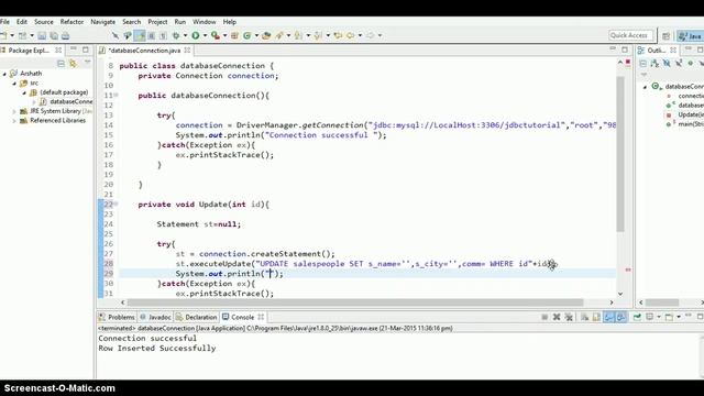 JAVA JDBC Tutorial 7 Updating data in a database смотреть онлайн