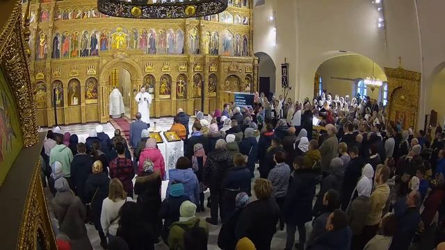 22.01.2023 Божественная литургия в Феодоровском соборе смотреть онлайн