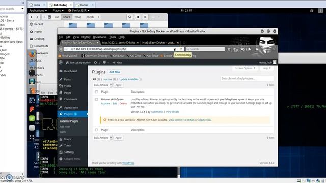 Vulnerable Docker VulnHub CTF (1) - Penetration Testing and Cybersecurity Training смотреть онлайн