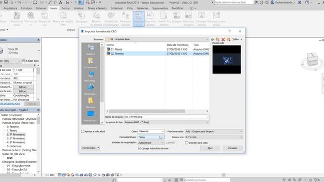 Revit - Importação de arquivo DWG (Aula 5) смотреть онлайн