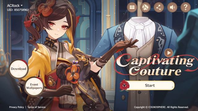 Chiori Captivating Couture Web Event Music Only Genshin Impact