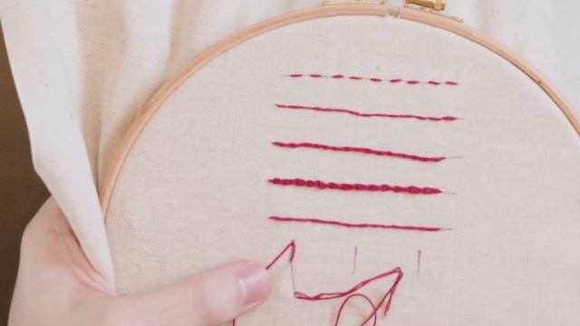 Embroidery Basics - Lazy Daisy stitch смотреть онлайн