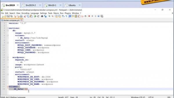 Установка Wordpress на Docker