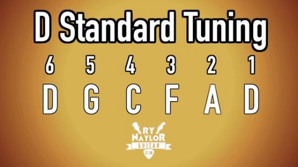 D Standard Tuning Guitar Notes