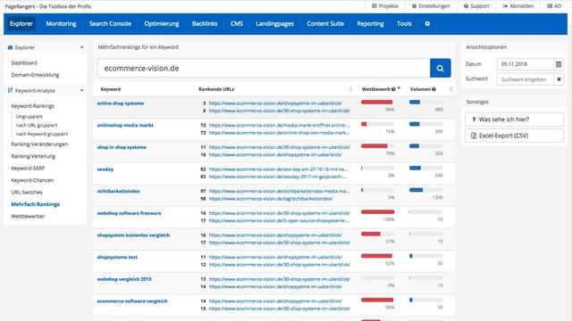 Explorer - Mehrfach-Rankings (Tutorial für die PageRangers SEO SUITE) смотреть онлайн