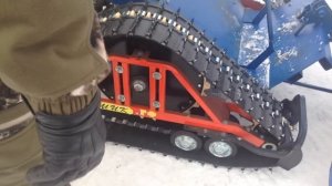 Гусеничный Минитрактор тест- драйв!