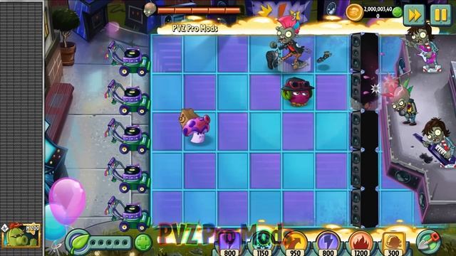 Plants vs Zombies 2: MOD MAX PLANTS MASTERY POWER UP! vs ALL ZOMBOT! смотреть онлайн