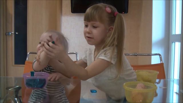 Как сделать плэй до. Тесто для лепки своими руками. Делаем с детьми/ Play Doh handmade смотреть онлайн