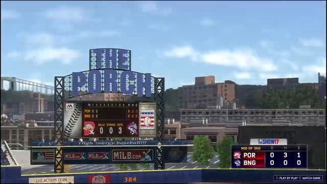 MLB The Show 17: Portland Sea Dogs @ Binghamton Rumble Ponies. August 20, 2017. смотреть онлайн