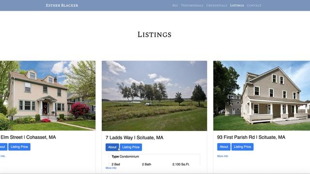 Real Estate Bootstrap Website смотреть онлайн