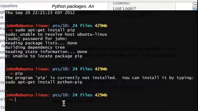 Python [colorama] 00 Installing on Linux смотреть онлайн