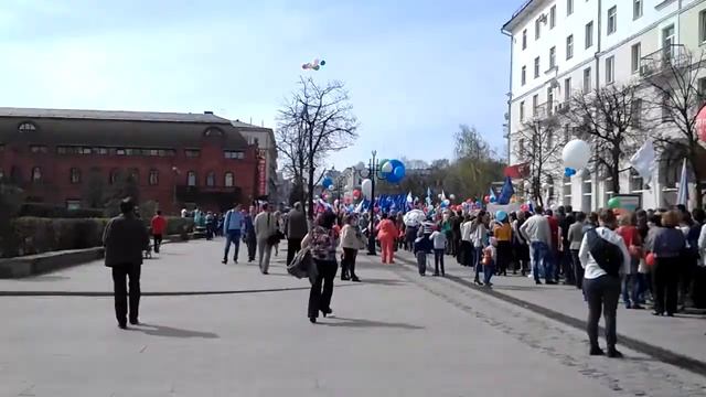 Демонстрация на Первомай, Пенза смотреть онлайн