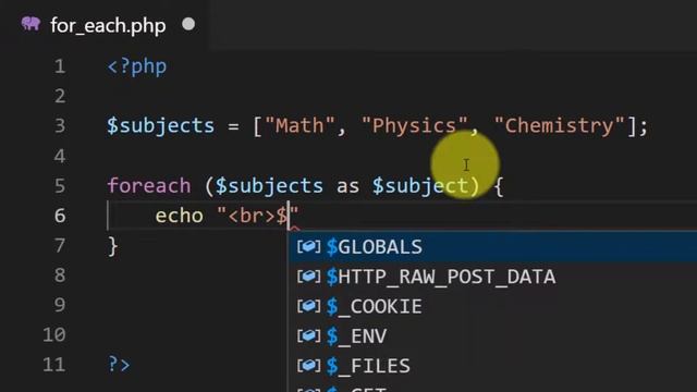 For Each Loop in PHP - Become a PHP Master - 10 смотреть онлайн