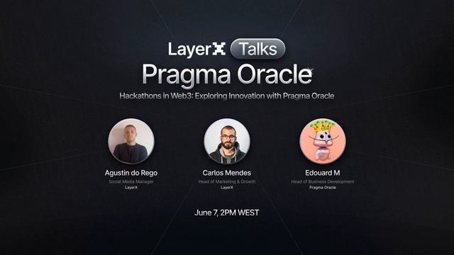 LayerX Talks #1 - Hackathons in web3: Exploring Innovation with Pragma Oracle смотреть онлайн