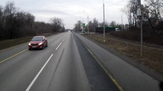 Трасса М2 на Белгород. [ Вход в Курскую обл. - Курская объездная ] смотреть онлайн