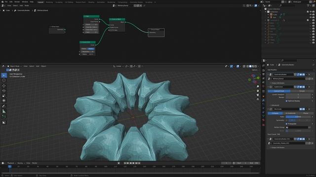 LIVENODING SV Hairy Patch To Blender Geometry Nodes Tesselate смотреть онлайн