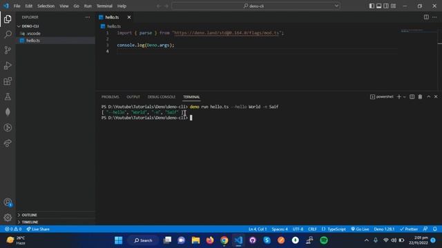 Create a simple CLI using Deno смотреть онлайн