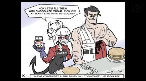 [HellTaker Comic #1] РЕЦЕПТ БЛИНЧИКОВ! [SilverTatsu] - Rus Comics Dub