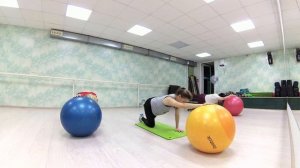 Фитбол. Лучшая тренировка на мяче для похудения на все тело.