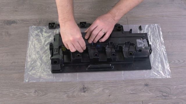 Замена устройства для сбора тонера | HP Color LaserJet Managed E77822, E77825, E77830 | HP Support смотреть онлайн