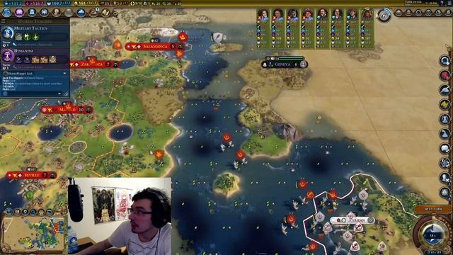 How many teammates can i fit in my backpack | Stream VOD #194 Civ6 Teamers Aztec смотреть онлайн