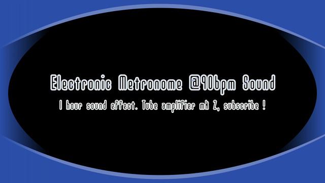 Metronome at 90bpm Sound Effect 2, 1 Hour смотреть онлайн